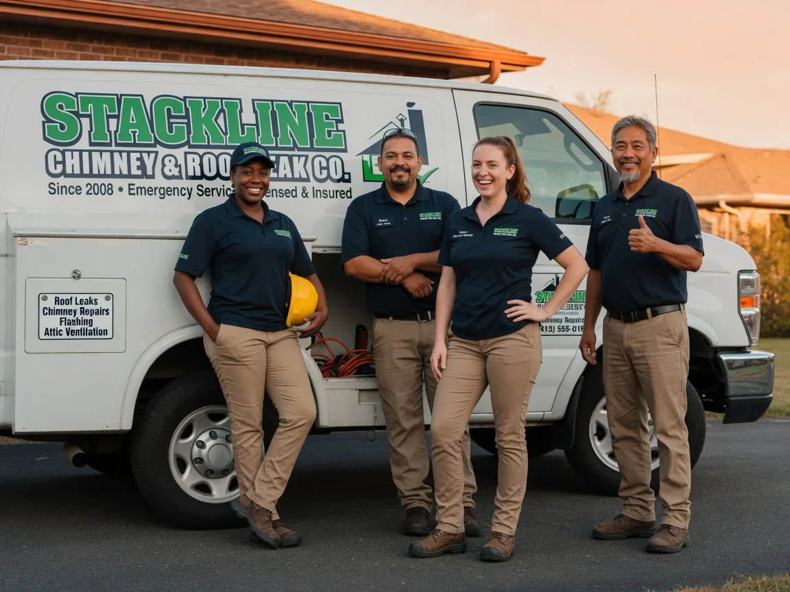 Chimney flashing repair company in Huntertown, IN